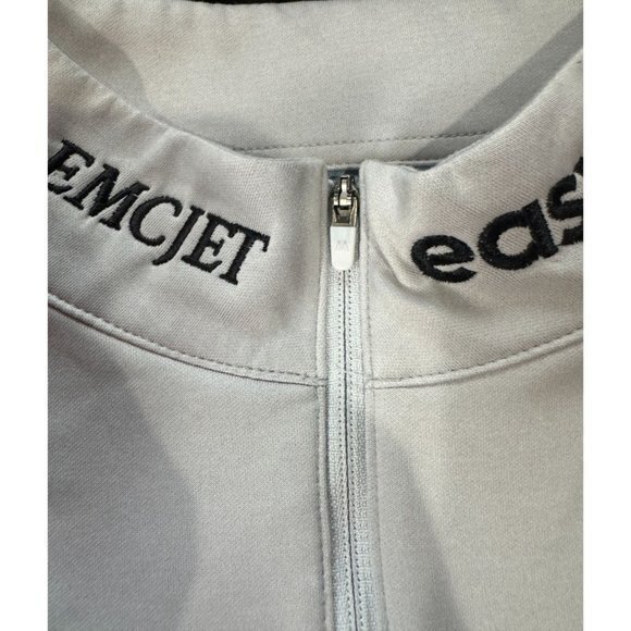 Mizzen + Main Men's Versa Quarter 1/4 Pullover Color Block Light Pastel Grey Per - Picture 5 of 11